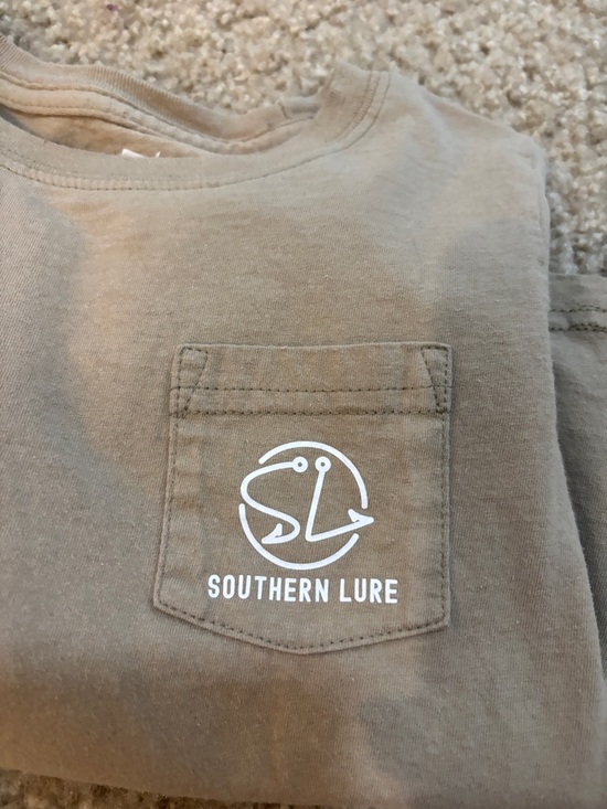 Kids' Long-Sleeve Dog Graphic Tee - Tan - Picture 3 of 3